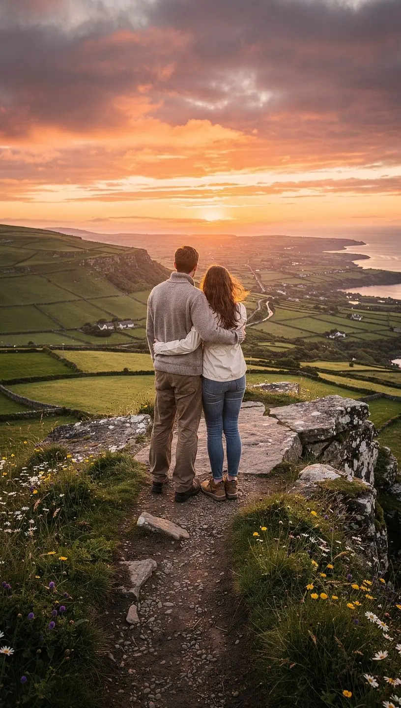 Scenic coastal walks along Ireland's picturesque shores.