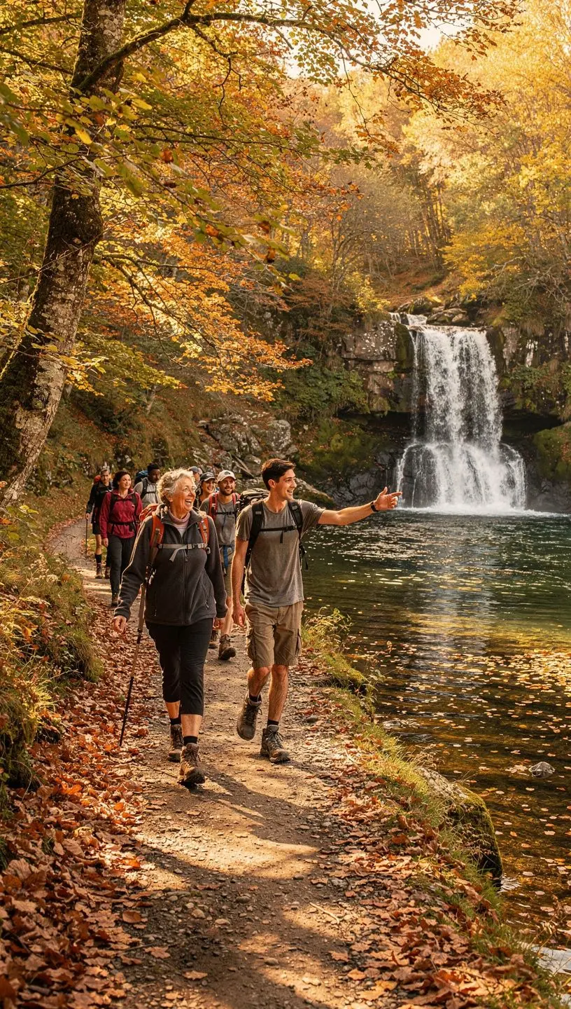 Urban walking trails enhancing outdoor recreation benefits.